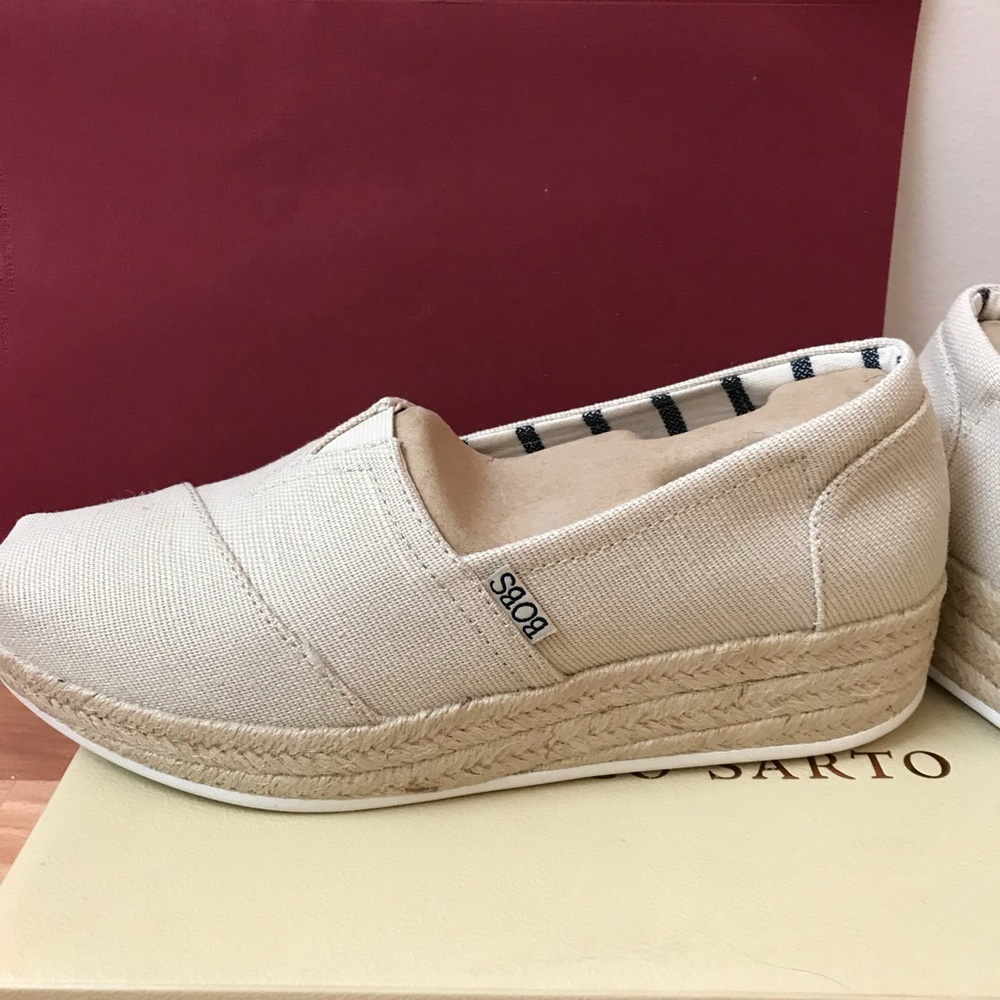 BOBS SKECHERS Memory Foam Espadrilles 7.5